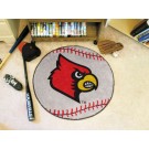 27" Round Louisville Cardinals Baseball Mat