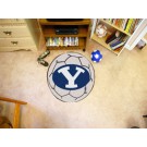 27" Round Brigham Young (BYU) Cougars Soccer Mat