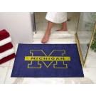 34" x 45" Michigan Wolverines All Star Floor Mat