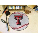 27" Round Texas Tech Red Raiders Baseball Mat
