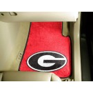 Georgia Bulldogs "G" 17" x 27" Carpet Auto Floor Mat (Set of 2 Car Mats)