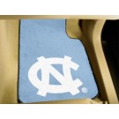 North Carolina Tar Heels 17" x 27" Carpet Auto Floor Mat (Set of 2 Car Mats - with "NC")