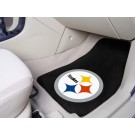 Pittsburgh Steelers 17" x 27" Carpet Auto Floor Mat (Set of 2 Car Mats)