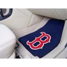Boston Red Sox 17" x 27" Carpet Auto Floor Mat (Set of 2 Car Mats - "Socks")