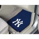 New York Yankees 17" x 27" Carpet Auto Floor Mat (Set of 2 Car Mats)