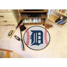 27" Round Detroit Tigers Baseball Mat