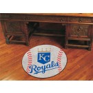27" Round Kansas City Royals Baseball Mat