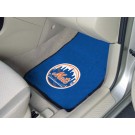 New York Mets 17" x 27" Carpet Auto Floor Mat (Set of 2 Car Mats)