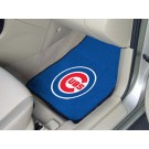 Chicago Cubs 17" x 27" Carpet Auto Floor Mat (Set of 2 Car Mats)