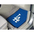 Los Angeles Dodgers 17" x 27" Carpet Auto Floor Mat (Set of 2 Car Mats)