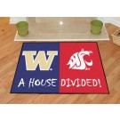 Washington Huskies and Washington State Cougars 34" x 45" House Divided Mat