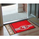 San Francisco 49ers 19" x 30" Uniform Inspired Starter Floor Mat