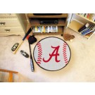 Alabama Crimson Tide 27" Round Baseball Mat (Crimson 'A')
