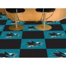 San Jose Sharks 18" x 18" Carpet Tiles (Box of 20)