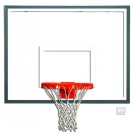 42" x 54" Glass Basketball Backboard with Steel Frame