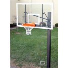 Endurance Playground Basketball System with 42" x 72" Glass Backboard and 4' Extension