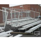 15' Fixed / Stationary Bleachers with Double Foot Planks (5 Row)