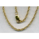 1.5 MM Rope Chain 18" Gold Filled Necklace