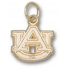 Auburn Tigers 3/8" "AU" Lapel Pin - Sterling Silver Jewelry