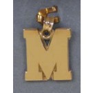 Miami (Ohio) RedHawks "M" Pendant - 14KT Gold Jewelry