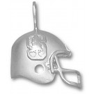 Stanford Cardinal "S Helmet" Pendant - Sterling Silver Jewelry