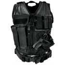 Black Tactical Vest (Regular, M-XL)