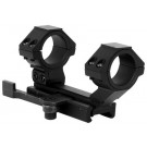 AR-15 QR Weaver Mount Cantilever Rifle Scope Mount Rear Ring 30mm and 1" Inserts