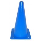 9" Blue Lightweight Poly Colored Cones (Set of 32)