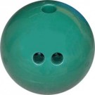 5 lb. Dark Green Rubberized Plastic Bowling Ball from Cosom®