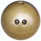 4 lb. Gold Plastic Bowling Ball