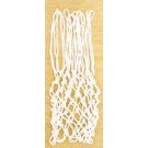 5 mm Braided Polyester Heavy Duty Institutional Basketball Nets -White - Set Of 10
