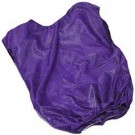 Youth Purple Mesh Game Vests - Set Of 6