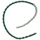 5.5' x 3/16" Swing Chain with 4' of the Chain Coated in Green