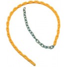 5.5' x 3/16" Swing Chain with 4' of the Chain Coated in Yellow