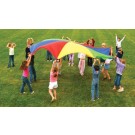 6' Deluxe Multi Colored Parachute with Six Handles (Set of 2)