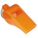 2" Neon Orange Official's Whistles - 1 Dozen