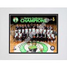 Boston Celtics 2009 - 2010 Team Photo with Eastern Conference Champions Overlay Double Matted 8” x 10” Photograph (Unframed) 