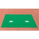 ProMounds 12'x12' Bull Pen Mat with 2 Throw Down Home Plates