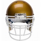 White Reinforced Jaw and Oral Protection (RJOP-DW) Full Cage Football Helmet Face Guard from Schutt