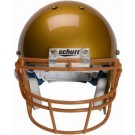 Burnt Orange Reinforced Oral Protection (ROPO) Full Cage Football Helmet Face Guard from Schutt