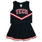 Texas Tech Red Raiders Cheerdreamer Young Girls Cheerleader Uniform (Black)