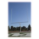 Aluminum Collegiate Football Gooseneck Goal Post - One Pair (18'6" Crossbar)