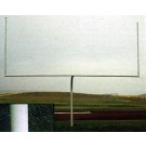 Permanent Collegiate Football Goal Post - One Pair (18'6" Crossbar)
