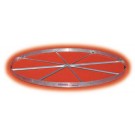 Webbed Aluminum Discus Ring