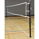 Game Standards And Net for 3" Steel Power Volleyball System - (One Standard with Winch, One Standard without Winch, and Net)