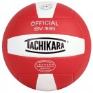 Tachikara "Performance" Indoor / Outdoor Institutional Composite Leather Volleyball (Scarlet) - SV18S