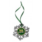 Utah Valley State (UVSC) Wolverines Snowflake Ornament (Set of 2)