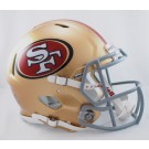 San Francisco 49ers NFL Authentic Speed Revolution Full Size Helmet from Riddell